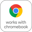 works with chromebook logo