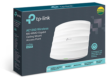 Punto de Acceso Inalámbrico Gigabit MU-MIMO AC1350 de Montaje en techo TP-Link (EAP225)