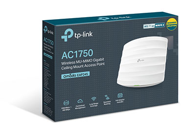 Punto de Acceso Inalámbrico Gigabit MU-MIMO AC1750 de Montaje en techo TP-Link (EAP245)