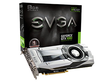 Placa de Video EVGA GeForce® GTX 1080 FOUNDERS EDITION