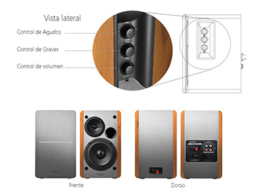 Parlantes Stereo Edifier R1280T
