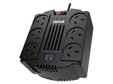 Regulador automático de voltaje Forza FVR-1202USB-A 1200VA/600W