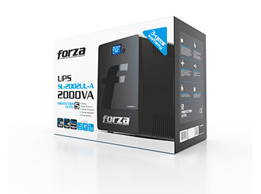 UPS inteligente Forza SL-2002UL-A 2000VA/1200W - LCD táctil