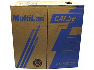 Bobina de cable Furukawa MultiLan Cat.5e U/UTP CMX 305 m Negro