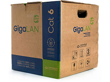 Bobina de cable Furukawa GigaLan GREEN Cat.6 U/UTP LSZH-3D 305 m Gris