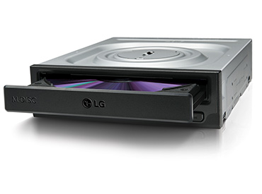 Regrabadora de DVDs y CDs LG Dual Layer 24x SATA Negra