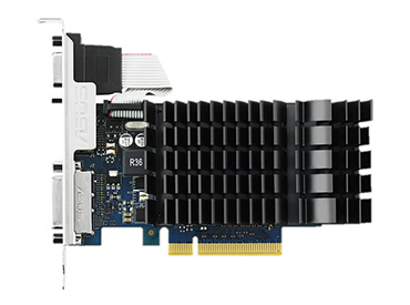 Placa de Video ASUS GeForce GT 730 Silent 1GB GDDR3 LP