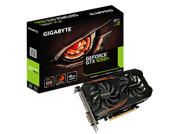 Placa de Video Gigabyte GeForce® GTX 1050 Ti OC 4G