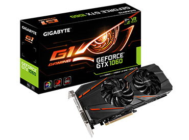 Placa de Video Gigabyte GeForce® GTX 1060 G1 Gaming 6GD