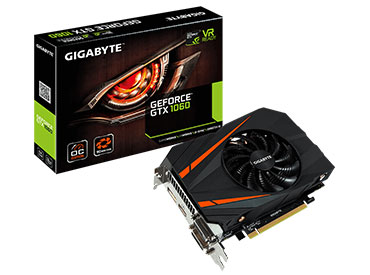 Placa de Video Gigabyte GeForce® GTX 1060 Mini ITX OC 3G