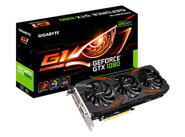 Placa de Video Gigabyte GeForce® GTX 1080 G1 Gaming 8GD