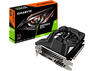 Placa de Video Gigabyte GeForce® GTX 1650 D6 OC 4G