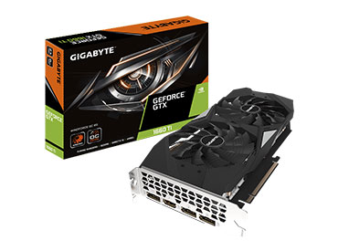 Placa de Video Gigabyte GeForce® GTX 1660 Ti WINDFORCE OC 6G