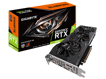 Placa de Video Gigabyte GeForce RTX™ 2080 WINDFORCE 8G