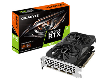 Placa de video Gigabyte GeForce RTX™ 3050 WINDFORCE OC 6G