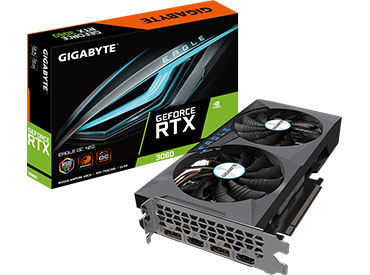 Placa de video Gigabyte GeForce RTX™ 3060 EAGLE OC 12G