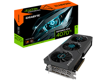 Placa de video Gigabyte GeForce RTX™ 4070 Ti EAGLE OC 12G