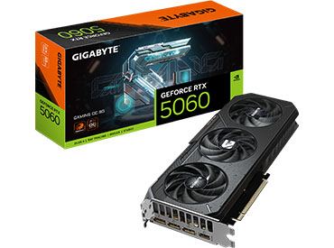 Placa de video Gigabyte GeForce RTX™ 5060 GAMING OC 8G