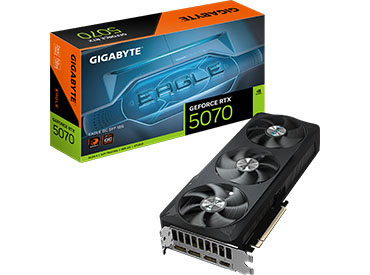 Placa de video Gigabyte GeForce RTX™ 5070 EAGLE OC SFF 12G