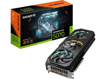 Placa de video Gigabyte GeForce RTX™ 5070 GAMING OC 12G