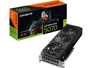 Placa de video Gigabyte GeForce RTX™ 5070 WINDFORCE OC SFF 12G