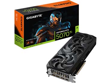 Placa de video Gigabyte GeForce RTX™ 5070 Ti WINDFORCE OC SFF 16G