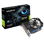 Placa de Video Gigabyte GeForce GTX 750 OC 1GB DDR5