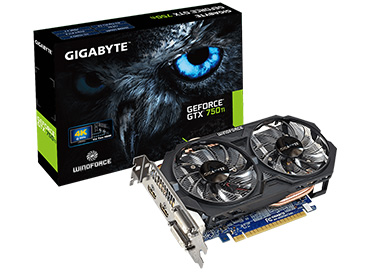 Placa de Video Gigabyte GeForce® GTX 750 Ti 2GB GDDR5