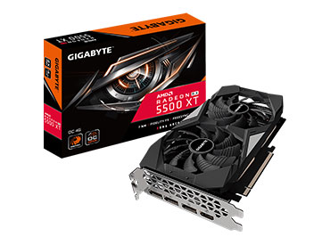 Placa de video Gigabyte Radeon™ RX 5500 XT OC 4G