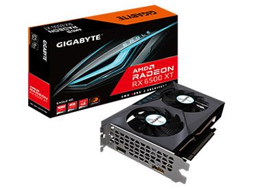 Placa de video Gigabyte Radeon™ RX 6500 XT EAGLE 4G