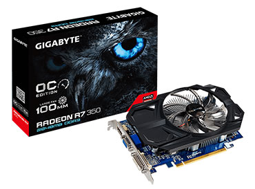 Placa de video Gigabyte R7 350 OC Edition 2GB DDR3