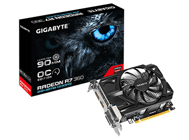 Placa de Video Gigabyte R7 360 OC 2GD