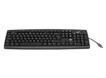 Teclado en Español Genius KB-06xe PS/2 negro