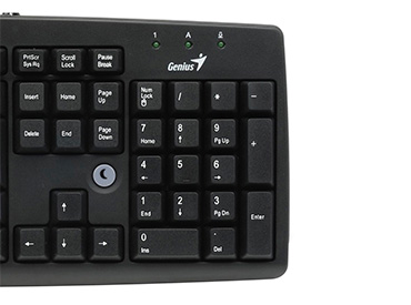 Teclado en Español Genius KB-06xe USB negro