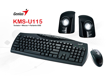 Combo 3 en 1 Genius KMS U115 USB