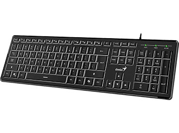 Teclado Delgado Retroiluminado Genius SlimStar 820