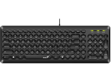 Teclado Genius SlimStar Q200 USB Negro