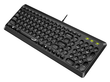 Teclado Genius SlimStar Q200 USB Negro