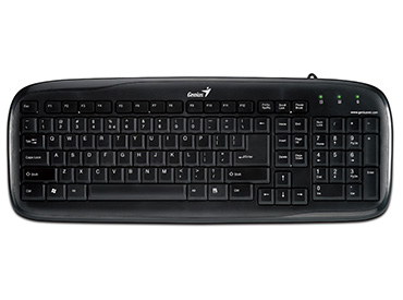 Teclado en Español Genius SlimStar 110 USB Negro