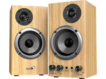 Parlantes Bluetooth® Genius SP-HF520BT 20W - Pine Wood