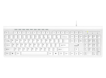 Teclado Genius SlimStar 230 USB Blanco