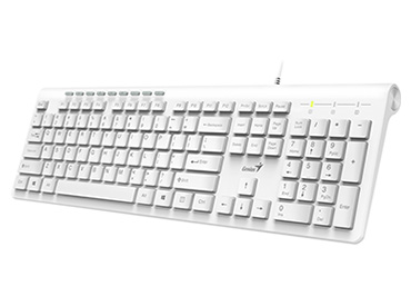 Teclado Genius SlimStar 230 USB Blanco