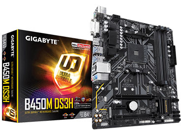 Mother Gigabyte B450M DS3H Socket AM4