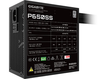 Fuente Gigabyte P650SS 650W 80 PLUS® Silver ATX 3.0