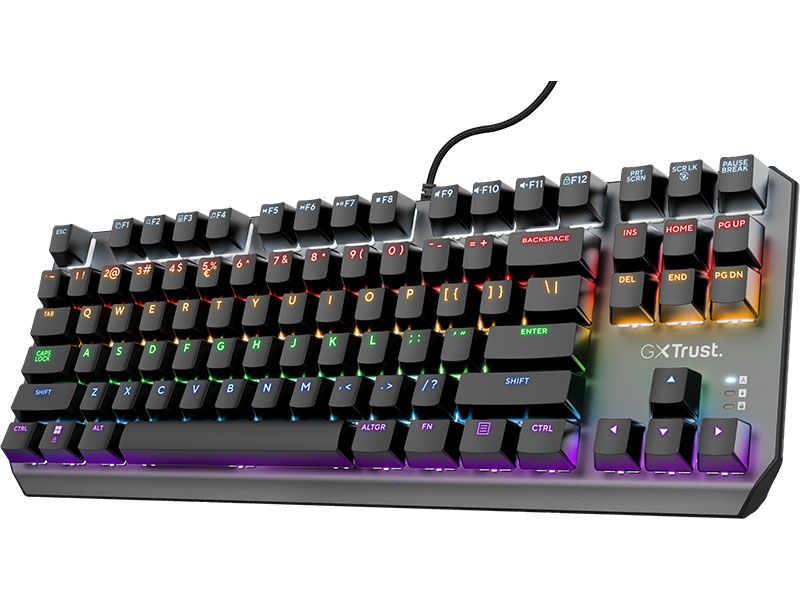 Teclado Mec nico Tenkeyless Trust GXT 834 Callaz Computer Shopping