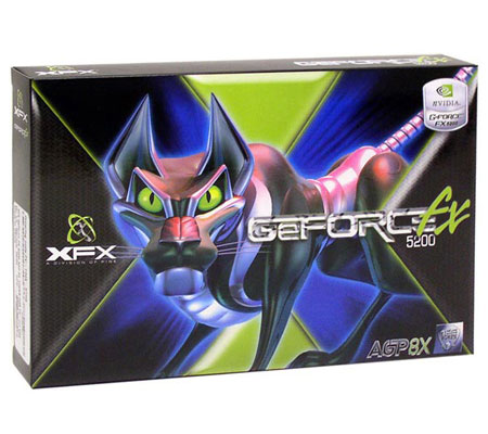Placa de Video XFX Pine GeForce FX5200 128 Mb DDR AGP 8x Tv Out Box Computer Shopping