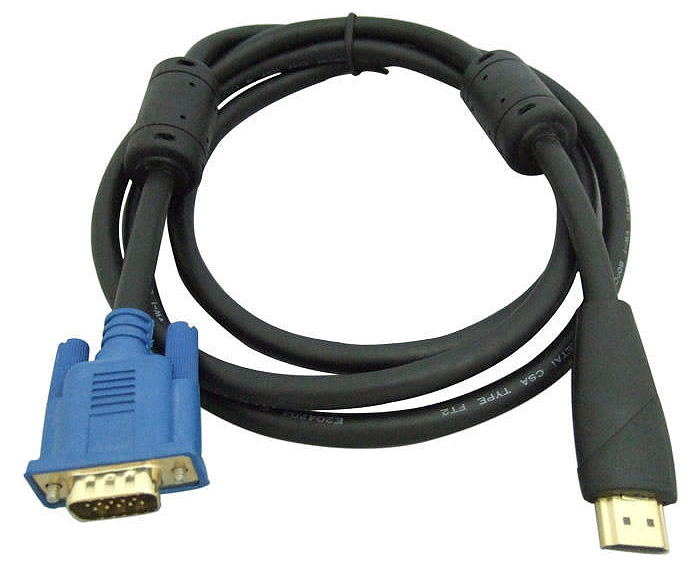 Подключение кабеля vga hdmi