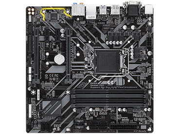 Mother Gigabyte H370M DS3H Socket 1151