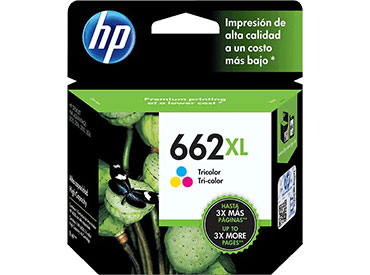 Cartucho de Tinta HP 662XL Tricolor Original (CZ106AL)