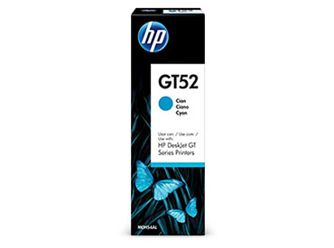 Botella de Tinta HP GT52 Cian Original (M0H54AL)